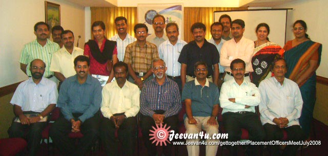 Placement officers Meet at Hotel Avenue Centre Cochin Kerala